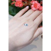 0.80 Ct. Aquamarine from Mozambique Life Style