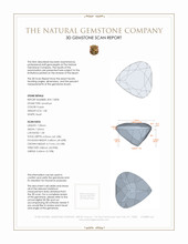 1.08 Ct. Amethyst from Africa 3 D Scan Report