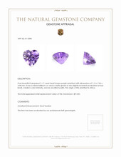 1.17 Ct. Amethyst from Africa Appraisal