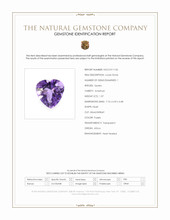 1.07 Ct. Purple Amethyst from Africa Scan Report