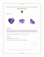 1.16 Ct. Amethyst from Africa Appraisal
