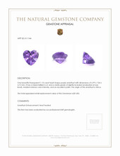 1.10 Ct. Amethyst from Africa Appraisal