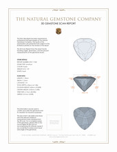 1.09 Ct. Amethyst from Africa 3 D Scan Report