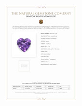 1.01 Ct. Amethyst from Africa Scan Report