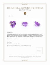 1.00 Ct. Amethyst from Africa Appraisal