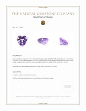 1.07 Ct. Amethyst from Africa Appraisal