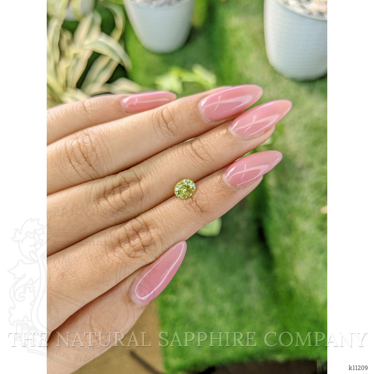 1.05 Ct. Chrysoberyl from Ceylon (Sri Lanka)