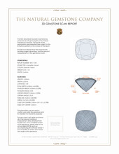 1.25 Ct. Andradite Garnet from Madagascar 3 D Scan Report