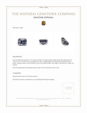 1.94 Ct. Spinel from Ceylon (Sri Lanka) Appraisal