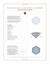 3.59 Ct. Spinel from Ceylon (Sri Lanka) 3 D Scan Report