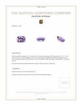 1.50 Ct. Spinel from Ceylon (Sri Lanka) Appraisal