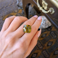20.99 Ct. Sphene (Titanite) from Madagascar Life Style