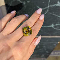 20.99 Ct. Sphene (Titanite) from Madagascar Life Style