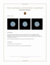 2.06 Ct. Cabochon Crystal/Jelly Opal from Ethiopia Appraisal