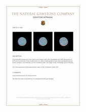 2.06 Ct. Cabochon Crystal/Jelly Opal from Ethiopia Appraisal