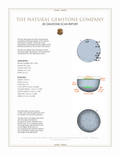 2.06 Ct. Cabochon Crystal/Jelly Opal from Ethiopia 3 D Scan Report