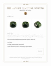 10.40 Ct. Cabochon Tourmaline from Mozambique Appraisal