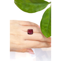 10.66 Ct. Cabochon Tourmaline from Mozambique Life Style