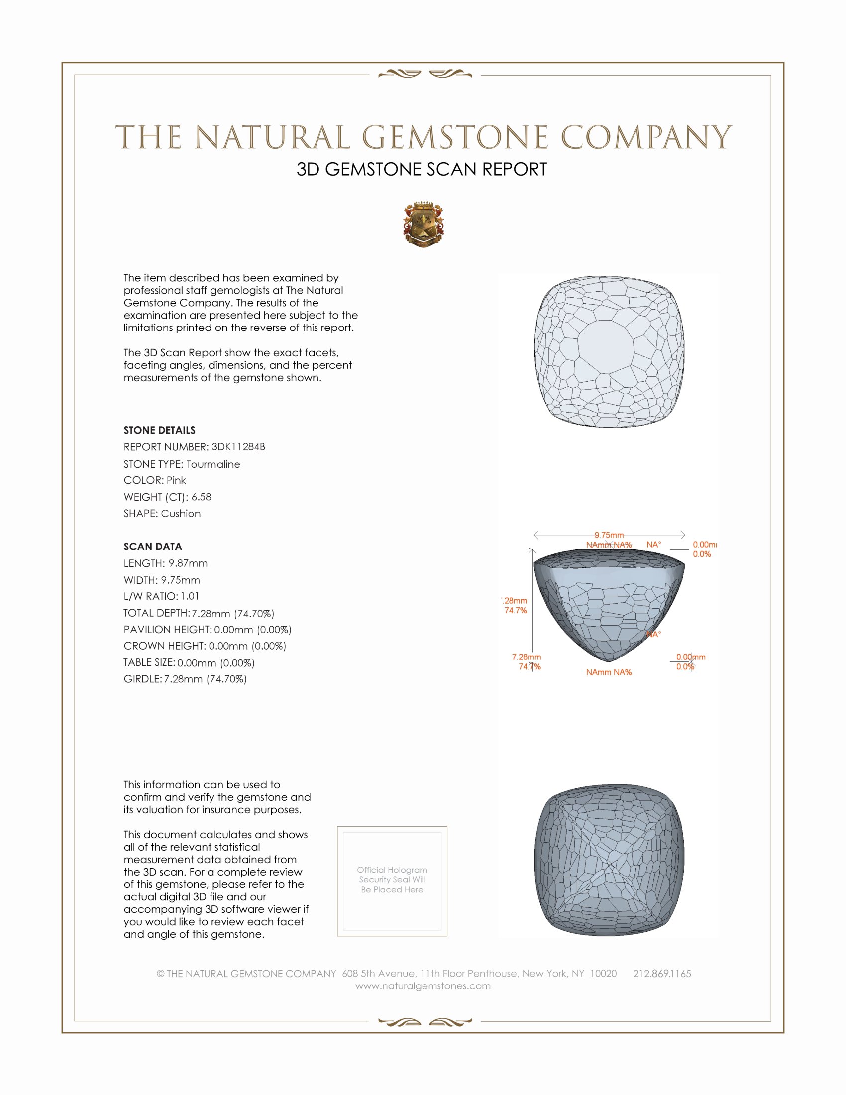 6.58 Ct. Cabochon Tourmaline from Mozambique