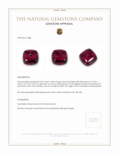 8.63 Ct. Cabochon Tourmaline from Mozambique Appraisal