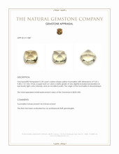 5.30 Ct. Cabochon Tourmaline from Mozambique Appraisal