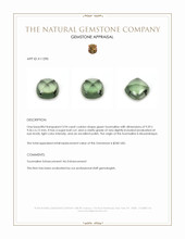 3.94 Ct. Cabochon Tourmaline from Mozambique Appraisal