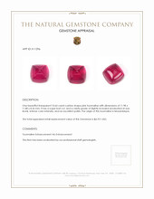 10.64 Ct. Tourmaline from Mozambique Appraisal