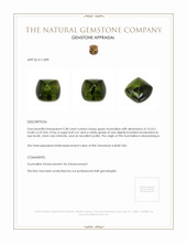 5.38 Ct. Tourmaline from Mozambique Appraisal