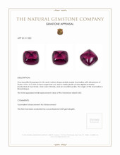 6.18 Ct. Cabochon Tourmaline from Mozambique Appraisal