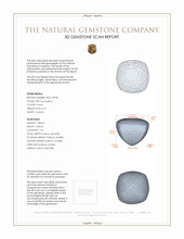 3.19 Ct. Cabochon Tourmaline from Mozambique 3 D Scan Report
