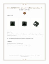 1.94 Ct. Cabochon Tourmaline from Mozambique Appraisal