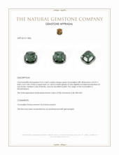 3.65 Ct. Cabochon Tourmaline from Mozambique Appraisal