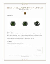 2.26 Ct. Cabochon Tourmaline from Mozambique Appraisal