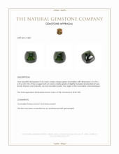 2.26 Ct. Cabochon Tourmaline from Mozambique Appraisal