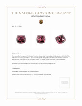 3.52 Ct. Tourmaline from Mozambique Appraisal