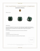 4.70 Ct. Cabochon Tourmaline from Mozambique Appraisal