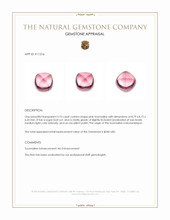 3.73 Ct. Cabochon Tourmaline from Mozambique Appraisal