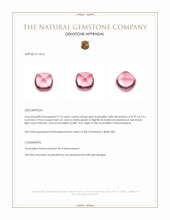 3.73 Ct. Cabochon Tourmaline from Mozambique Appraisal