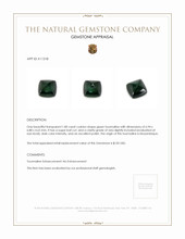 1.80 Ct. Cabochon Tourmaline from Mozambique Appraisal