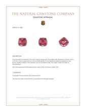 3.52 Ct. Cabochon Tourmaline from Mozambique Appraisal