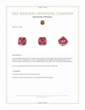 3.52 Ct. Cabochon Tourmaline from Mozambique Appraisal