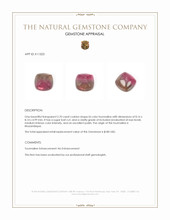 2.70 Ct. Cabochon Tourmaline from Mozambique Appraisal