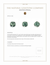 4.25 Ct. Cabochon Tourmaline from Mozambique Appraisal