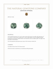 4.25 Ct. Cabochon Tourmaline from Mozambique Appraisal