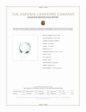 3.11 Ct. Green Cabochon Tourmaline from Mozambique Scan Report