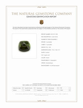 2.82 Ct. Green Cabochon Tourmaline from Mozambique Scan Report