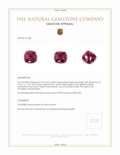 2.32 Ct. Cabochon Tourmaline from Mozambique Appraisal
