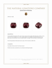 2.90 Ct. Cabochon Tourmaline from Mozambique Appraisal