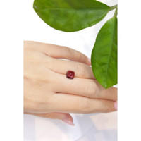 2.90 Ct. Reddish Purple Cabochon Tourmaline from Mozambique Life Style