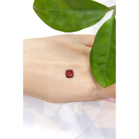 2.90 Ct. Reddish Purple Cabochon Tourmaline from Mozambique Life Style